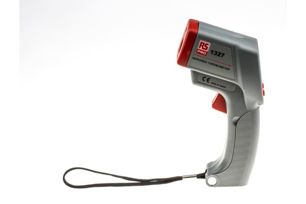 RS PRO 1327 红外测温仪，最低 -20°C，最高 +500°C，±2% 精度，支持 °C 和 °F 单位