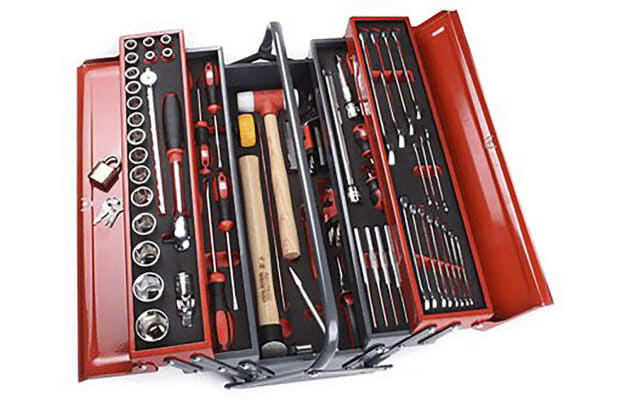 RS PRO 82 Piece Mechanical Tool Kit with Box